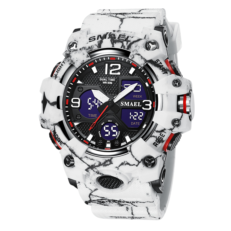 Relógio impermeável multifuncional moderno masculino