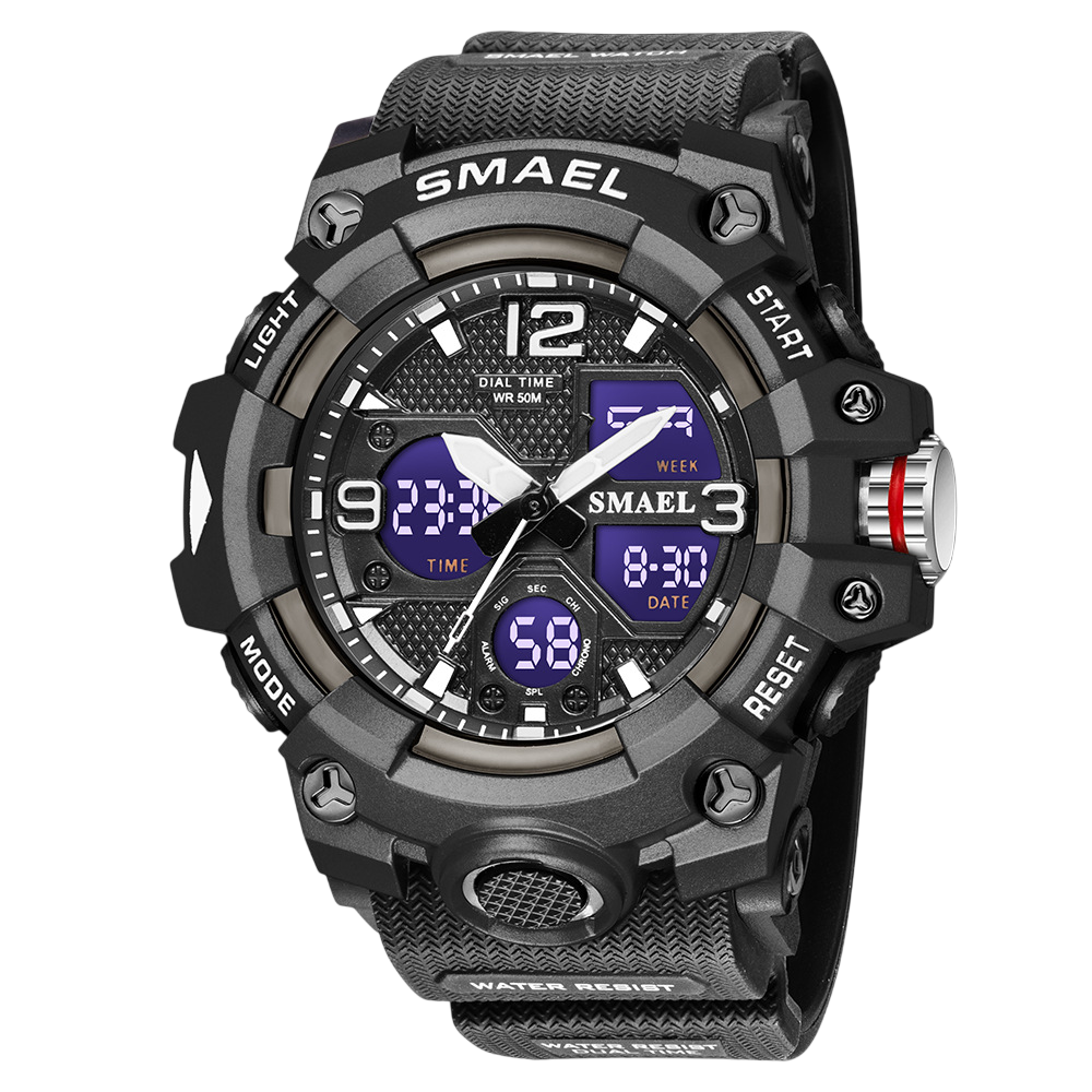 Reloj digital deportivo LED Black