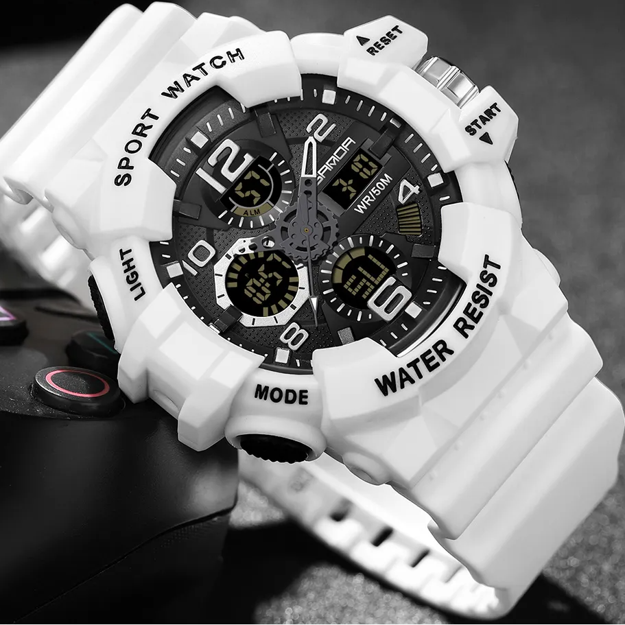 zn Deportivo Sanda Blanco y Negro - Multifuncional Resistente à Água