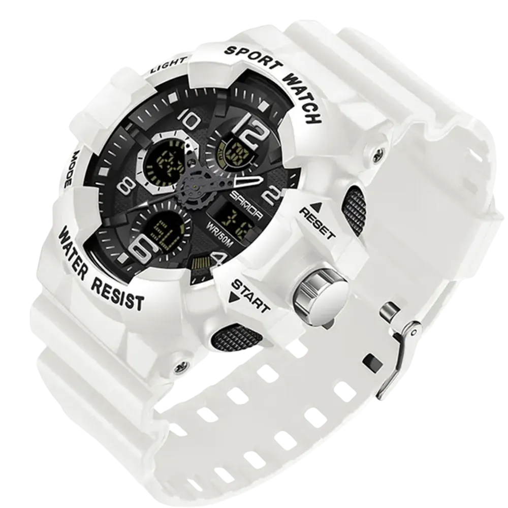 zn Deportivo Sanda Blanco y Negro - Multifuncional Resistente à Água