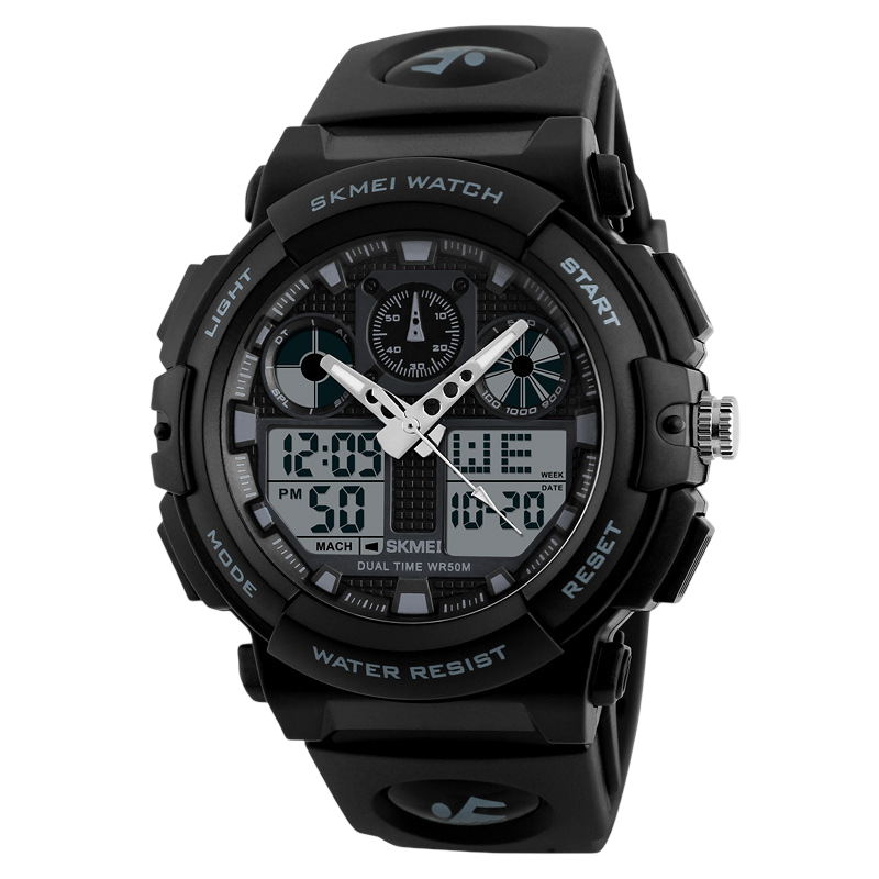 Amazon Explosions Time Beauty Outdoor Men Watch 1270 Multifuncional Sports Electronic Watch Trend Student Watch